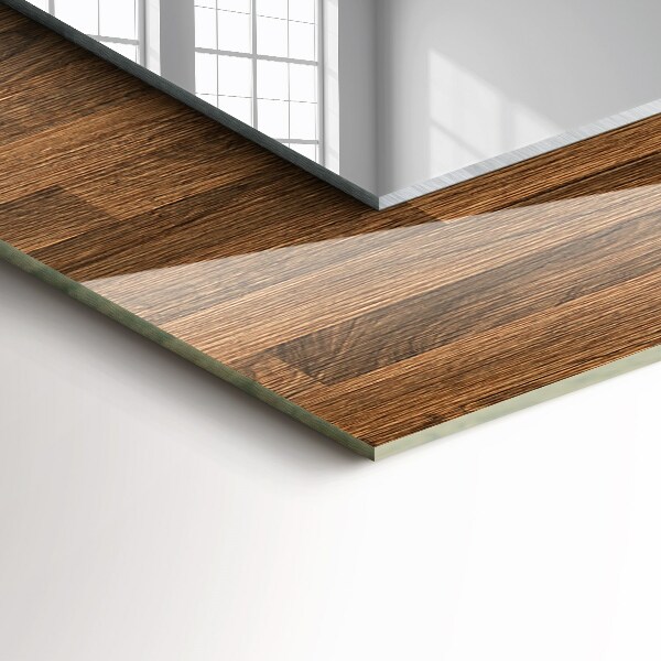 Spegel med tryckt ram Svart marmor