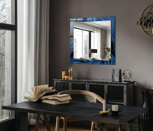 Spegel med tryck Skiss av kvinnliga silhuetter