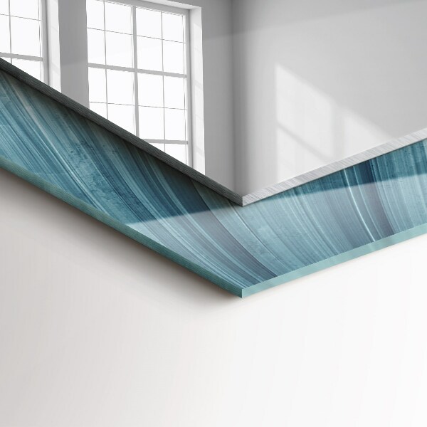 Spegel med tryck Kolibrier och blommor