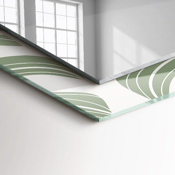 Rektangulär spegel med tryckt ram Monsternebulosa