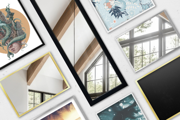 Stående spegel ek 14x61 in