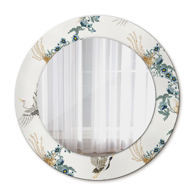 Rund spegel vägg Chinoserie