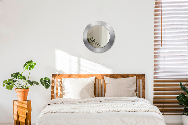 Rund spegel elegant Blankt stål