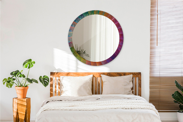 Rund spegel elegant Hypnotisk spiral