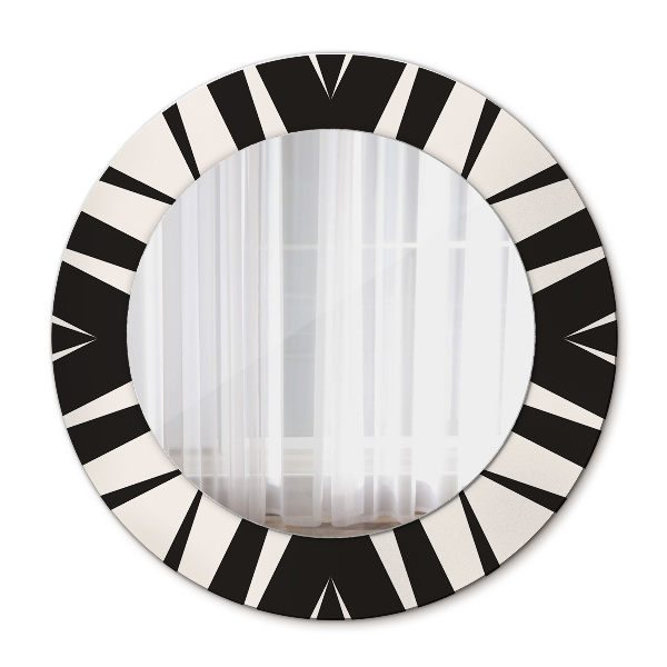 Rund spegel elegant Geometri abstraktion