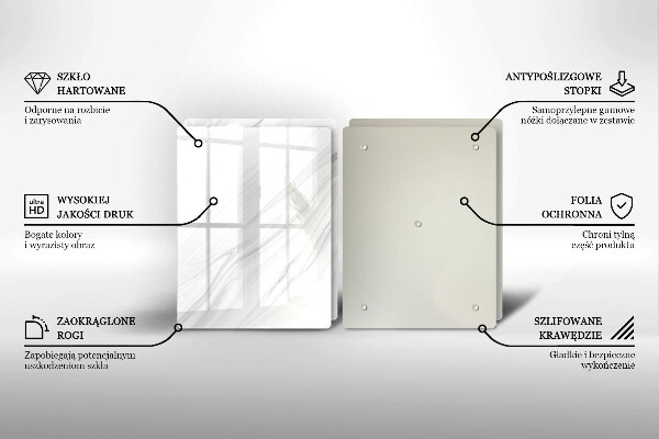Kokkärlskydd Delikat marmor