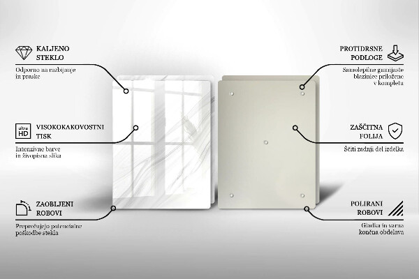 Kokkärlskydd Delikat marmor