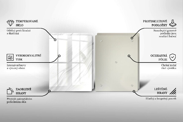 Kokkärlskydd Delikat marmor