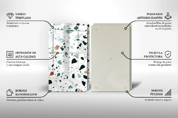 Skyddsplatta för spis Ljus stengres