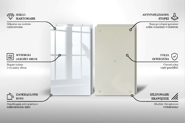 Skyddsplatta för spis Färg vit