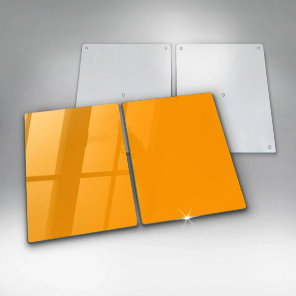 Skyddsplatta för spis Färg mörkgul