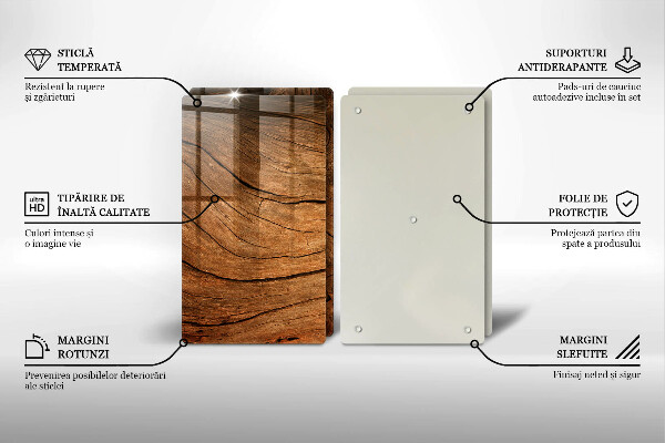 Kokkärlskydd Trä planka textur