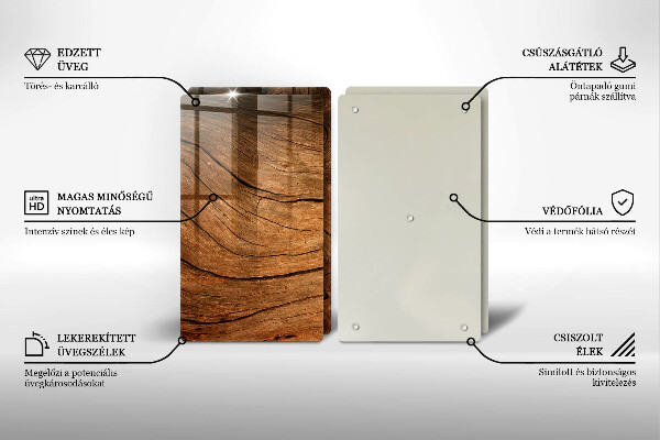 Kokkärlskydd Trä planka textur