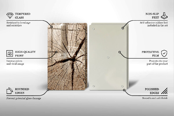 Kokkärlskydd Tvärsnitt av ett träd