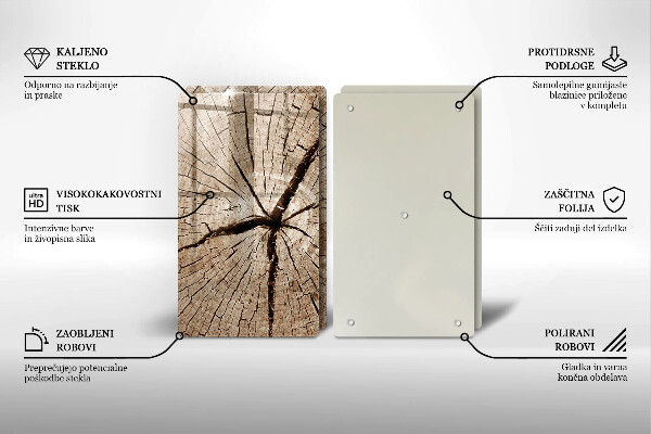 Kokkärlskydd Tvärsnitt av ett träd