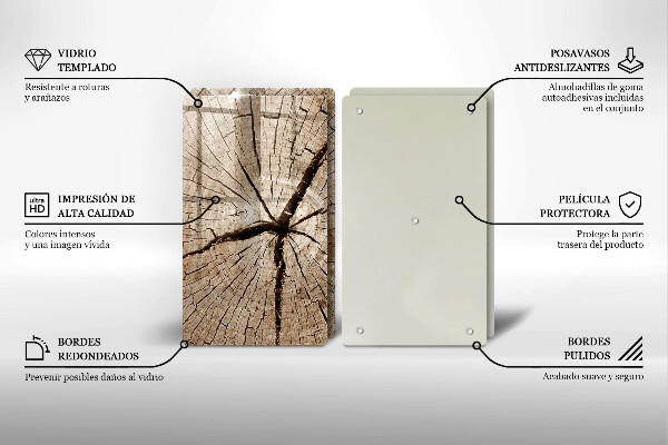 Kokkärlskydd Tvärsnitt av ett träd