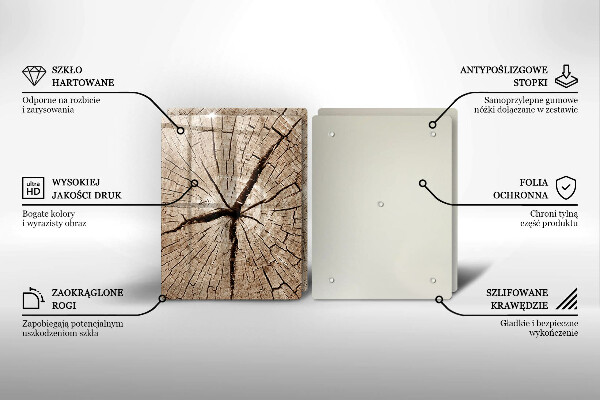 Kokkärlskydd Tvärsnitt av ett träd