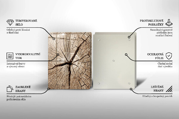 Kokkärlskydd Tvärsnitt av ett träd