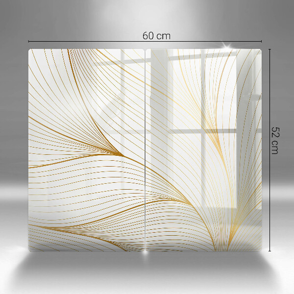 Glashällskydd Modernt linjemönster