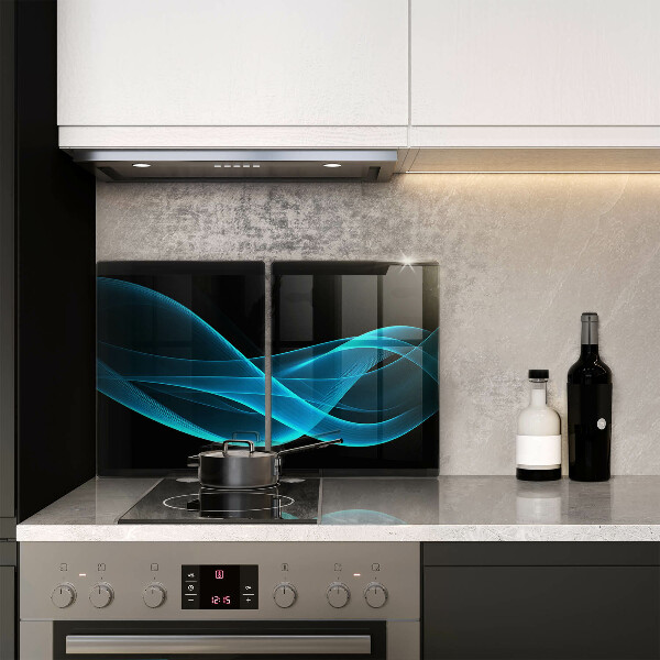 Kokkärlskydd Blå abstraktion