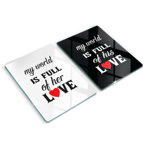 Skydd för spis Inskrift, mening