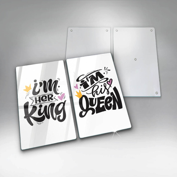 Skydd för spis Inskrift, mening