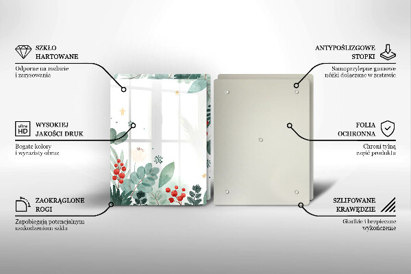 Spisskyddsplatta Akvarell blad