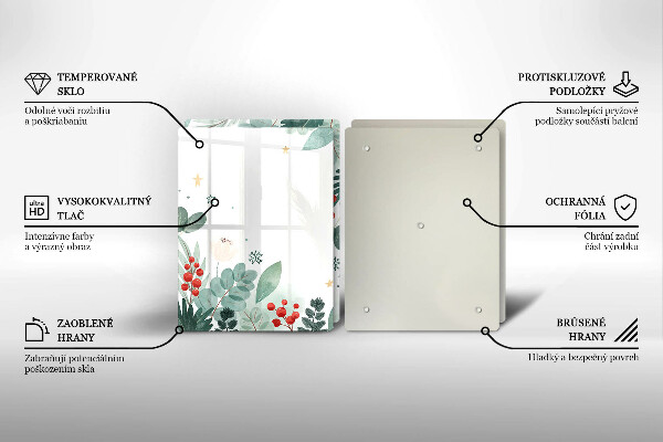 Spisskyddsplatta Akvarell blad