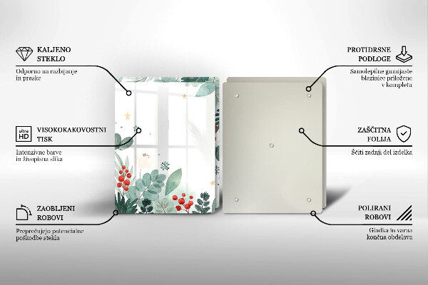 Spisskyddsplatta Akvarell blad