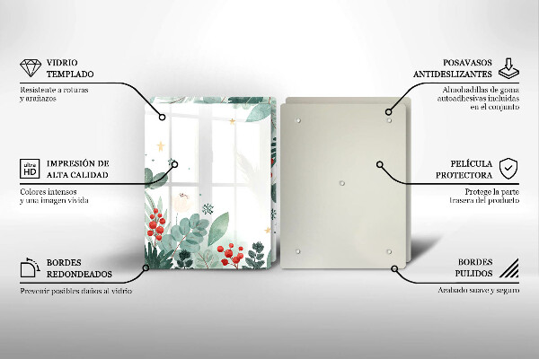 Spisskyddsplatta Akvarell blad