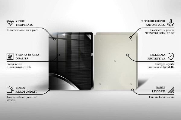 Kokkärlskydd Metallabstraktion