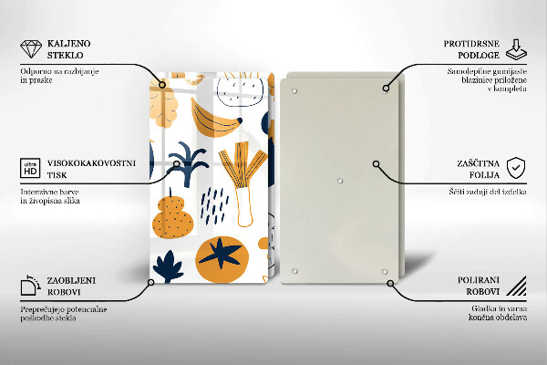 Glashällskydd Mat illustration