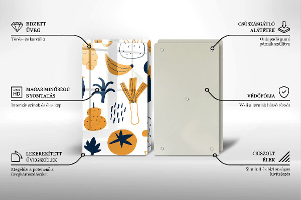 Glashällskydd Mat illustration