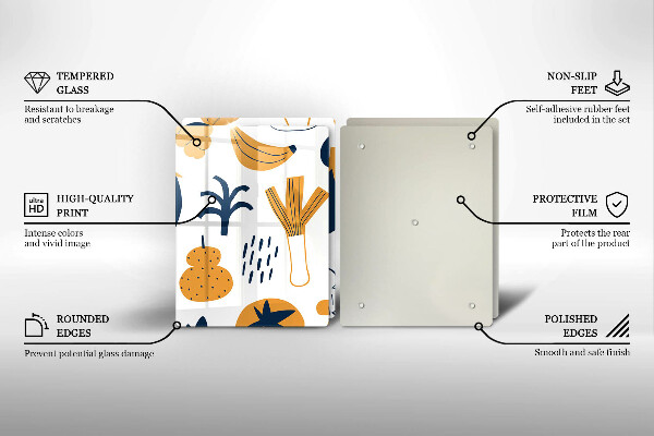 Glashällskydd Mat illustration