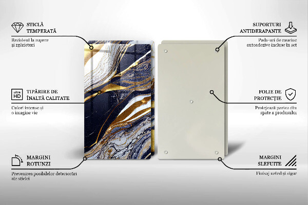 Skyddsplatta för spis Färgglad abstraktion