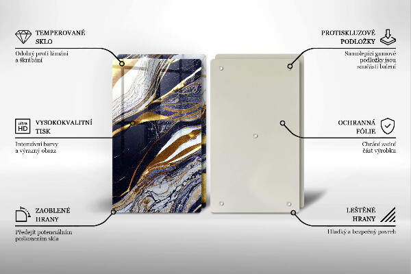 Skyddsplatta för spis Färgglad abstraktion