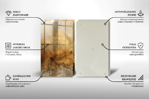 Skyddsplatta för spis Rik konsistens