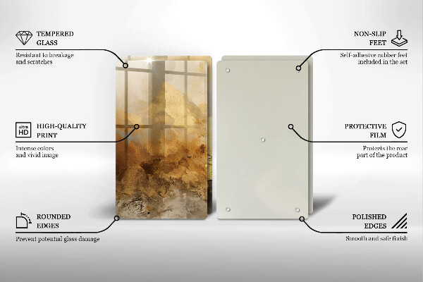 Skyddsplatta för spis Rik konsistens