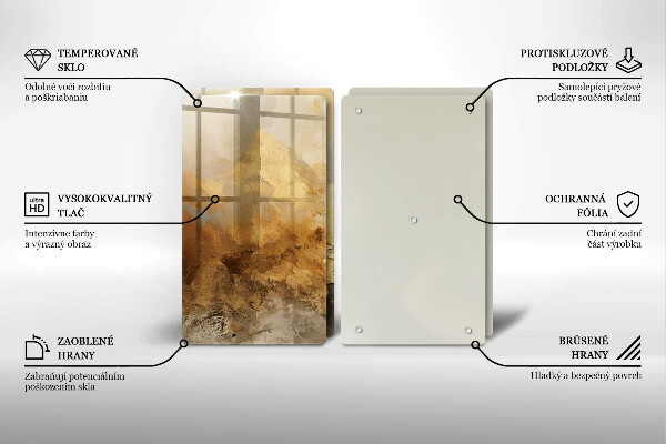 Skyddsplatta för spis Rik konsistens