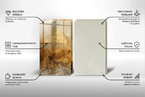 Skyddsplatta för spis Rik konsistens