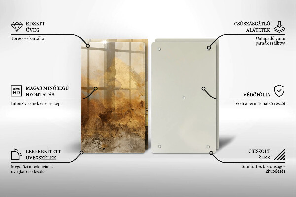 Skyddsplatta för spis Rik konsistens