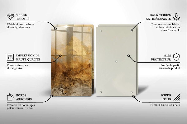 Skyddsplatta för spis Rik konsistens