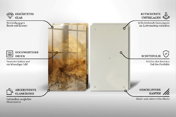 Skyddsplatta för spis Rik konsistens