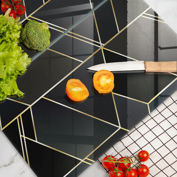 Skyddsplatta för spis Abstraktionstrianglar