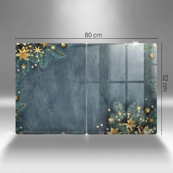 Skyddsplatta för spis Juldekorationer