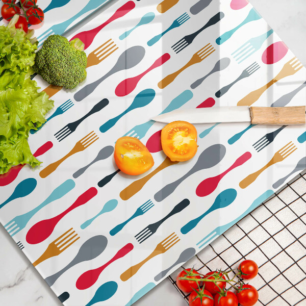 Skyddsplatta för spis Sked illustration