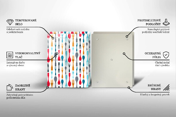 Skyddsplatta för spis Sked illustration