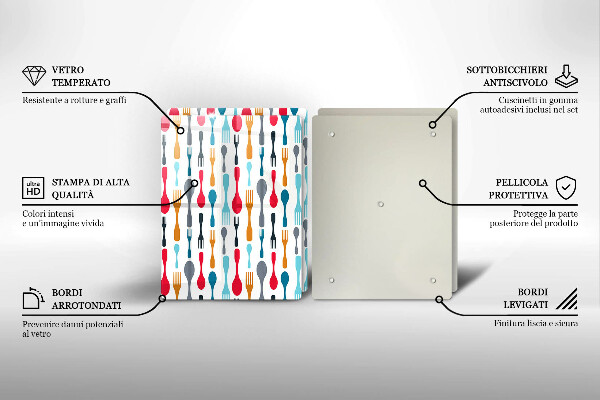 Skyddsplatta för spis Sked illustration