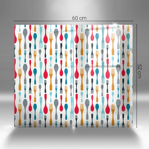 Skyddsplatta för spis Sked illustration