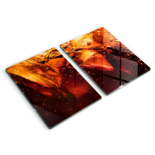 Skyddsplatta för spis Cola drink med is